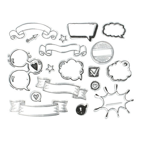 Craft Sensations Clear Stamps Banners (3004358)