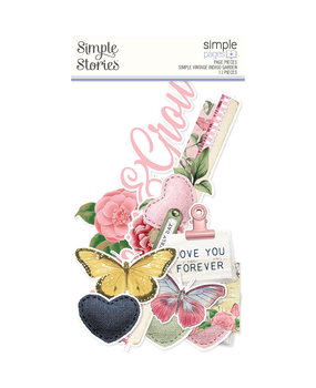 Simple Stories Simple Vintage Indigo Garden Simple Pages Pieces (17133)