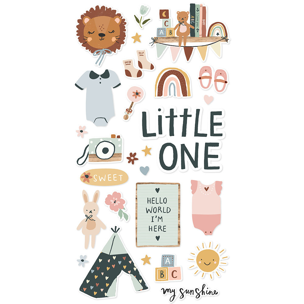 Simple Stories Boho Baby Chipboard (17516) Simple Stories Boho Baby Chipboard (17516)