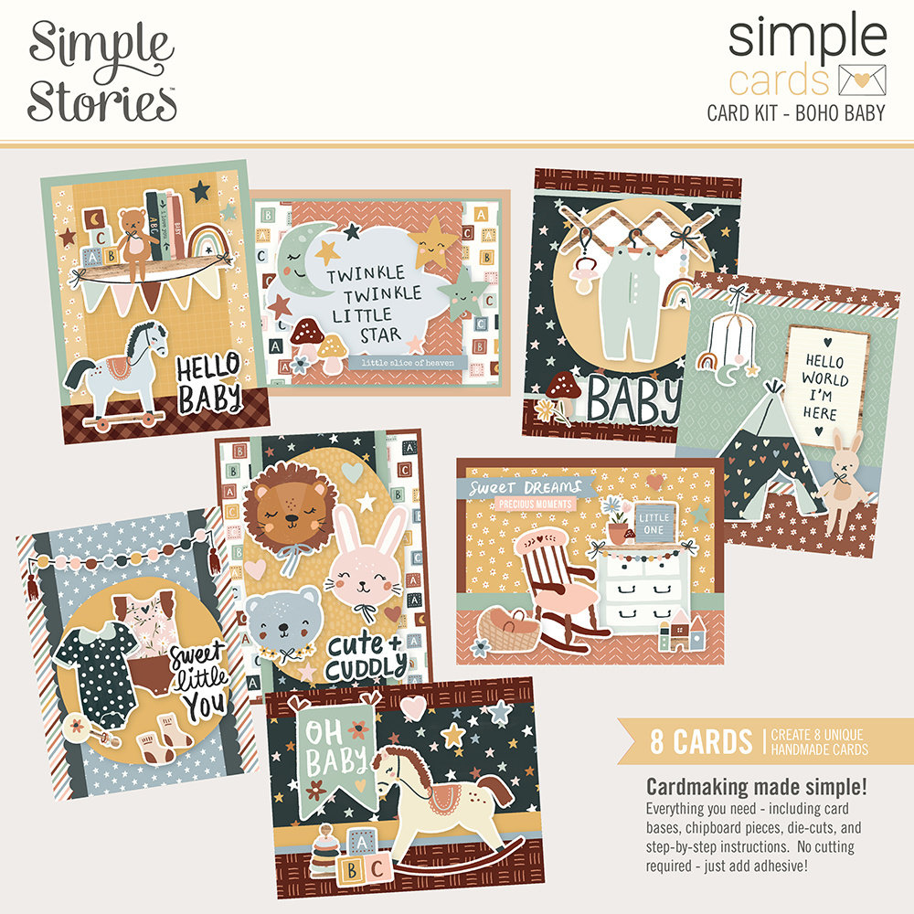Simple Stories Boho Baby Simple Cards Kit (17529) Simple Stories Boho Baby Simple Cards Kit (17529)