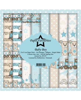 Paper Favourites Baby Boy 6x6 Inch Paper Pack (PF197) Paper Favourites Baby Boy 6x6 Inch Paper Pack (PF197)