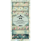 Paper Favourites Green Shabby Slimline Paper Pack (PFS045)