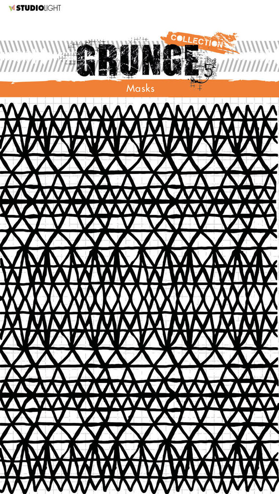 Studio Light Grunge Macrame A5 Masking Stencil (SL-GR-MASK97)