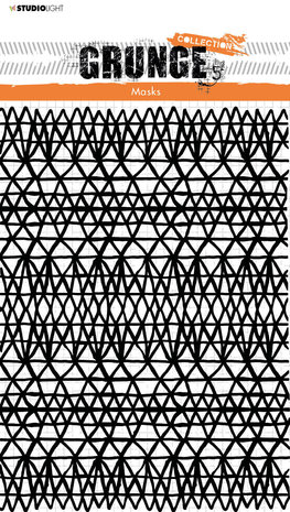 Studio Light Grunge Macrame A5 Masking Stencil (SL-GR-MASK97)