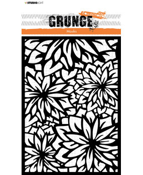 Studio Light Grunge Flower Background A5 Masking Stencil (SL-GR-MASK99) Studio Light Grunge Flower Background A5 Masking Stencil (SL-GR-MASK99)
