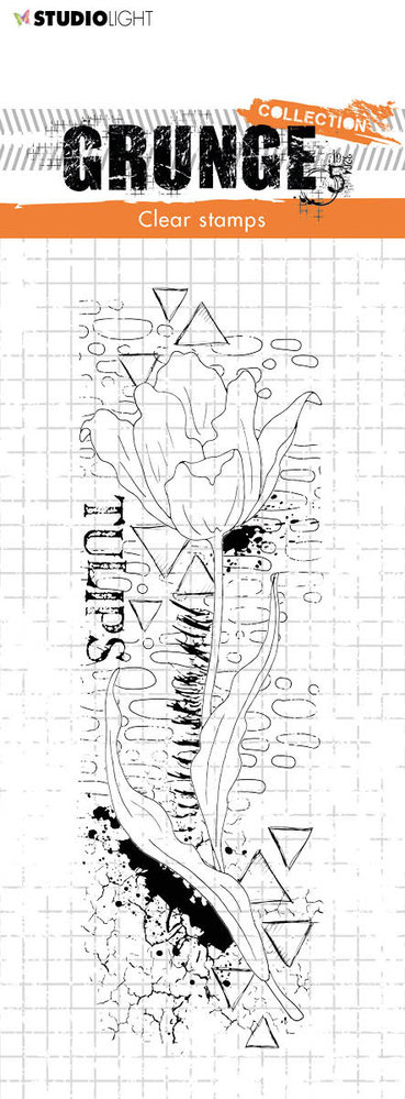 Studio Light Grunge Tulip Clear Stamp (SL-GR-STAMP198) Studio Light Grunge Tulip Clear Stamp (SL-GR-STAMP198)