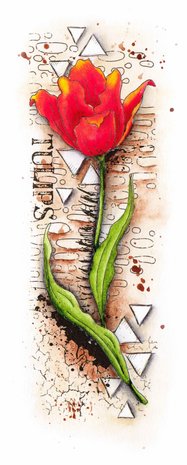 Studio Light Grunge Tulip Clear Stamp (SL-GR-STAMP198) Studio Light Grunge Tulip Clear Stamp (SL-GR-STAMP198)