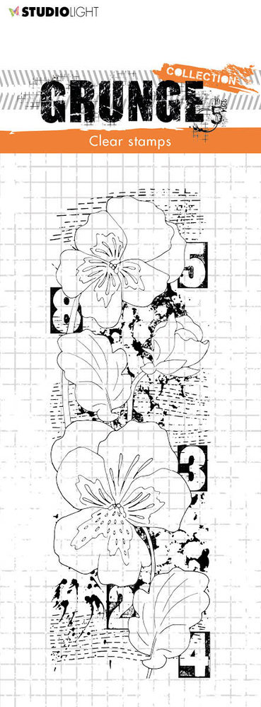 Studio Light Grunge Violets Clear Stamp (SL-GR-STAMP200) Studio Light Grunge Violets Clear Stamp (SL-GR-STAMP200)