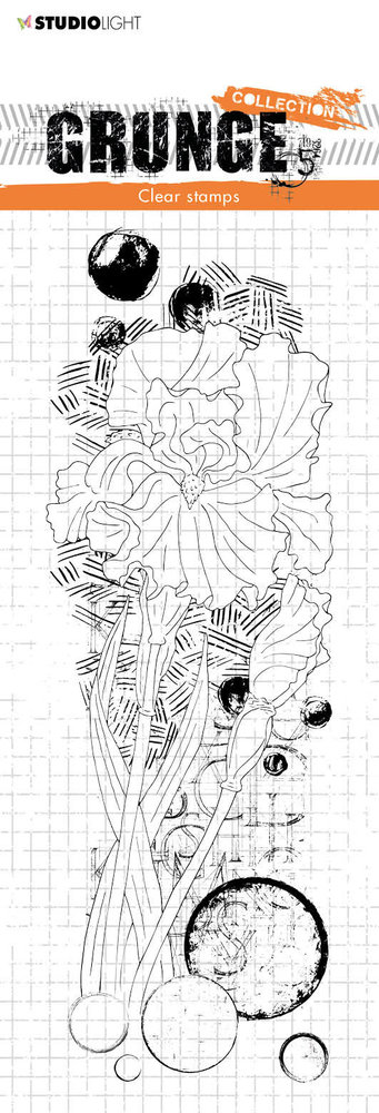 Studio Light Grunge Iris Clear Stamp (SL-GR-STAMP203) Studio Light Grunge Iris Clear Stamp (SL-GR-STAMP203)