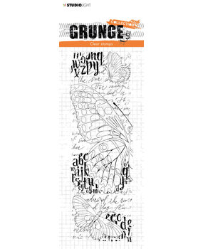 Studio Light Grunge Butterfly Clear Stamp (SL-GR-STAMP205) Studio Light Grunge Butterfly Clear Stamp (SL-GR-STAMP205)