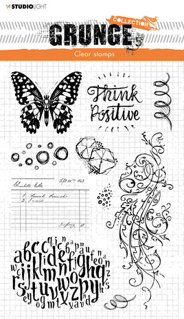 Studio Light Grunge Elements Butterfly Clear Stamp (SL-GR-STAMP207) Studio Light Grunge Elements Butterfly Clear Stamp (SL-GR-STAMP207)