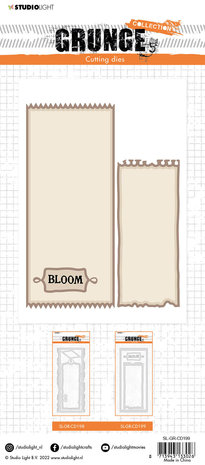 Studio Light Grunge Snijmal Card Shapes Ticket (SL-GR-CD199)