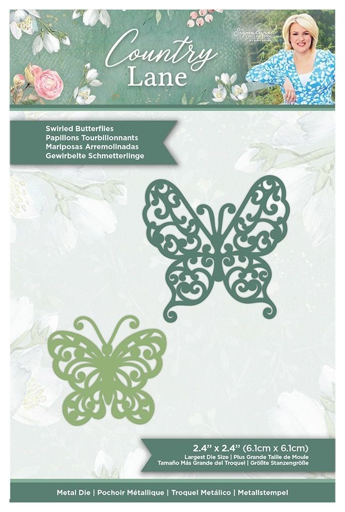 Crafter's Companion Country Lane Swirled Butterflies Die (S-CLANE-MD-SBUT) Crafter's Companion Country Lane Swirled Butterflies Die (S-CLANE-MD-SBUT)