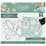 Crafter's Companion Country Lane Stamp & Die Perennials in Pots (S-CLANE-STD-PINP)