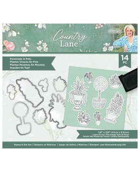Crafter's Companion Country Lane Stamp & Die Perennials in Pots (S-CLANE-STD-PINP) Crafter's Companion Country Lane Stamp & Die Perennials in Pots (S-CLANE-STD-PINP)