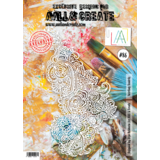 AALL and Create Masking Stencil A4 Twirling Tendrils (AALL-PC-086)