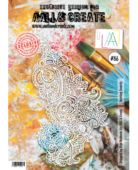 AALL and Create Masking Stencil A4 Twirling Tendrils (AALL-PC-086) AALL and Create Masking Stencil A4 Twirling Tendrils (AALL-PC-086)