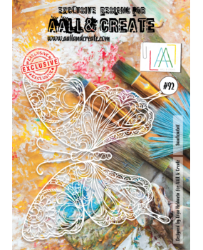 AALL and Create Masking Stencil A4 Swallowtail (AALL-PC-092)* AALL and Create Masking Stencil A4 Swallowtail (AALL-PC-092)*