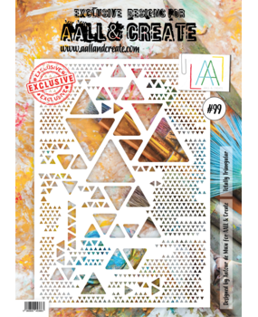 AALL and Create Masking Stencil A4 Totally Triangular (AALL-PC-099)* AALL and Create Masking Stencil A4 Totally Triangular (AALL-PC-099)*