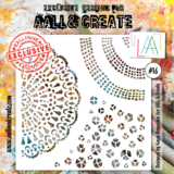 AALL and Create Masking Stencil 6x6 Inch Lace (AALL-PC-016)