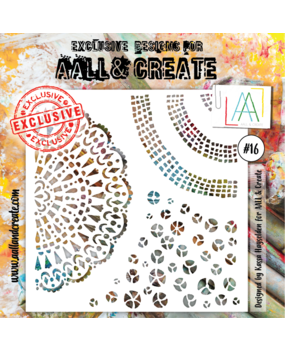 AALL and Create Masking Stencil 6x6 Inch Lace (AALL-PC-016)