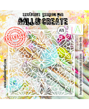 AALL and Create Masking Stencil 6x6 Inch Cloister Grille (AALL-PC-078)*
