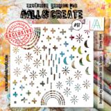 AALL and Create Masking Stencil 6x6 Inch Starry Night (AALL-PC-097)*