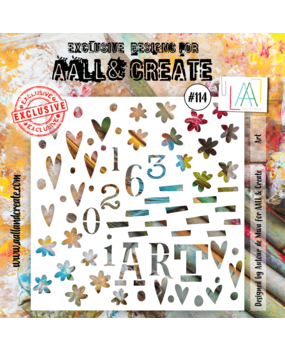 AALL and Create Masking Stencil 6x6 Inch Art (AALL-PC-114)