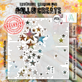 AALL and Create Masking Stencil 6x6 Inch Lotza Starz (AALL-PC-126)