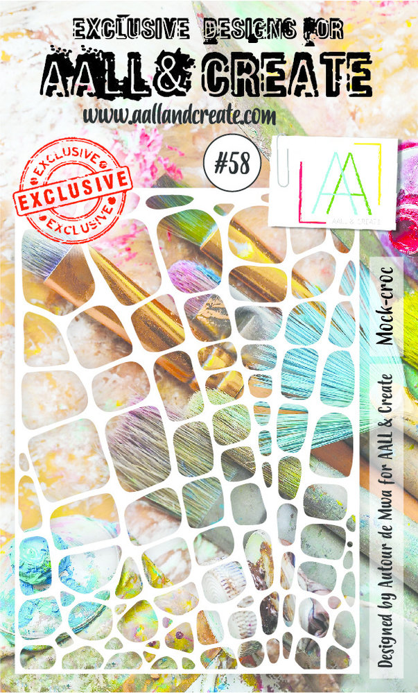 AALL and Create Masking Stencil A6 Mock-croc (AALL-PC-058) AALL and Create Masking Stencil A6 Mock-croc (AALL-PC-058)