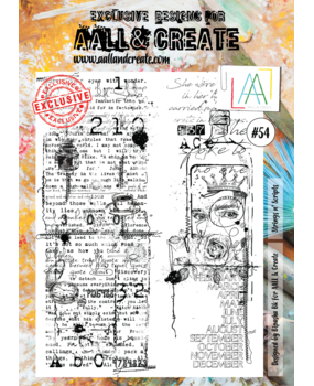 AALL and Create Clear Stamp Set A4 Strings n&apos; Scripts (AALL-TP-054)*