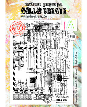 AALL and Create Clear Stamp Set A4 English Postcard (AALL-TP-111) AALL and Create Clear Stamp Set A4 English Postcard (AALL-TP-111)