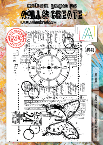 AALL and Create Clear Stamp Set A4 Times Flies (AALL-TP-143) AALL and Create Clear Stamp Set A4 Times Flies (AALL-TP-143)