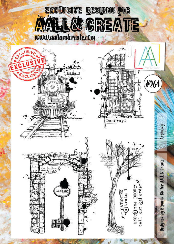 AALL and Create Clear Stamp Set A4 Archway (AALL-TP-264) AALL and Create Clear Stamp Set A4 Archway (AALL-TP-264)
