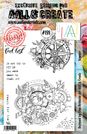 AALL and Create Clear Stamp Set A5 Voyager (AALL-TP-198)