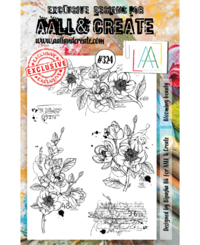 AALL and Create Clear Stamp Set A5 Blooming Beauty (AALL-TP-324)* AALL and Create Clear Stamp Set A5 Blooming Beauty (AALL-TP-324)*