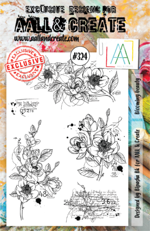 AALL and Create Clear Stamp Set A5 Blooming Beauty (AALL-TP-324) AALL and Create Clear Stamp Set A5 Blooming Beauty (AALL-TP-324)