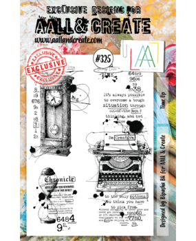 AALL and Create Clear Stamp Set A5 Time Up (AALL-TP-325)