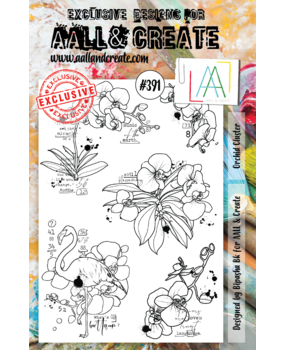 AALL and Create Clear Stamp Set A5 Orchid Cluster (AALL-TP-391)