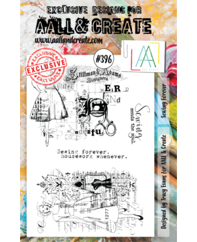 AALL and Create Clear Stamp Set A5 Sewing Forever (AALL-TP-396)*