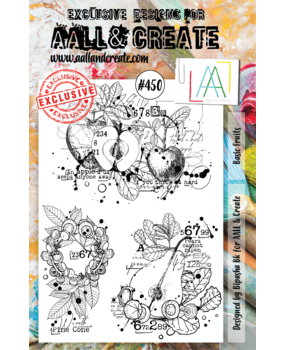 AALL and Create Clear Stamp Set A5 Basic Fruits (AALL-TP-450)*