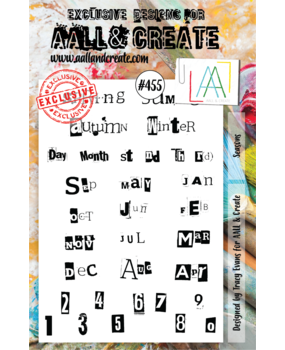 AALL and Create Clear Stamp Set A5 Seasons (AALL-TP-455)
