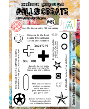 AALL and Create Clear Stamp Set A5 Wisecracks (AALL-TP-489)*