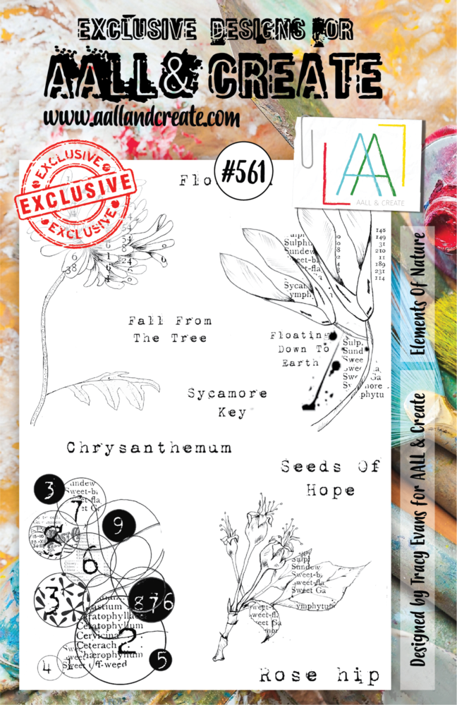 AALL and Create Clear Stamp Set A5 Elements of Nature (AALL-TP-561)
