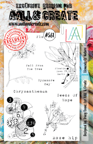 AALL and Create Clear Stamp Set A5 Elements of Nature (AALL-TP-561)