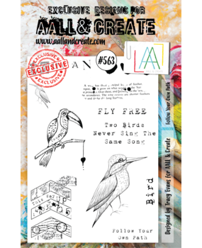 AALL and Create Clear Stamp Set A5 Follow Your Own Path (AALL-TP-563)