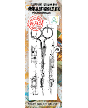AALL and Create Clear Stamp Set Border Scissors (AALL-TP-027)*