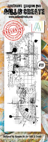 AALL and Create Clear Stamp Set Border Protractor (AALL-TP-029) AALL and Create Clear Stamp Set Border Protractor (AALL-TP-029)