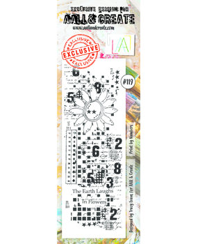 AALL and Create Clear Stamp Set Border Print By Numbers (AALL-TP-119)* AALL and Create Clear Stamp Set Border Print By Numbers (AALL-TP-119)*