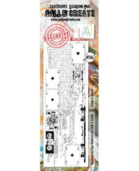 AALL and Create Clear Stamp Set Border Kings &amp; Queens (AALL-TP-146)*